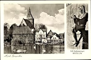 Bild des Verkäufers für Ansichtskarte / Postkarte Mölln in Schleswig Holstein, Hotel Seepavillon, Till Eulenspiegel - Besitzer: F. K. Viol zum Verkauf von akpool GmbH