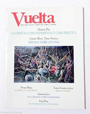 Image du vendeur pour Revista Vuelta. Ao XIV. Octubre de 1990. Nmero 167 mis en vente par La Social. Galera y Libros