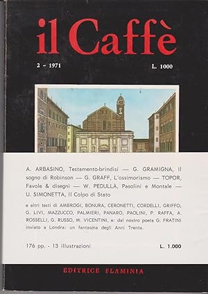 Il Caffè letterario e satirico Bimestrale Anno XVII - N. 2 /1971