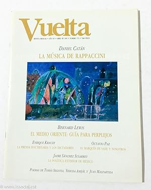 Bild des Verkufers fr Revista Vuelta. Ao XV. Abril de 1991. Nmero 173 zum Verkauf von La Social. Galera y Libros