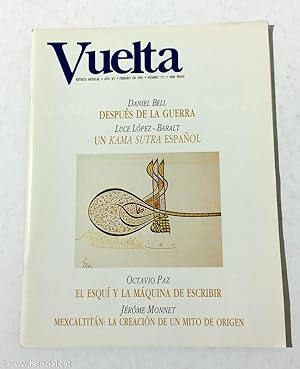 Imagen del vendedor de Revista Vuelta. Ao XV. Febrero de 1991. Nmero 171 a la venta por La Social. Galera y Libros