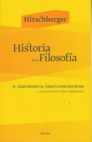 Seller image for Historia de la Filosofa Vol. II for sale by Librera Cajn Desastre