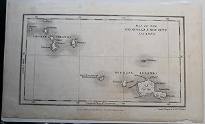 Original Map - "Map of the Georgian and Society Islands."
