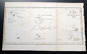 Original Map - "A Map of the Tonga Islands"