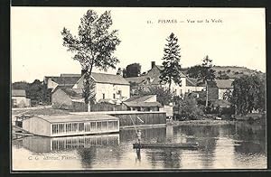 Carte postale Fismes, Vue sur la Vesle