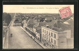 Carte postale Mourmelon-le-Grand, vue prise de l`eglise