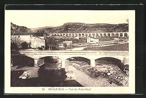 Carte postale Bedarieux, Vue du Pont-Neuf