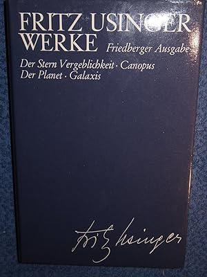 Seller image for Der Stern - Vergeblichkeit - Canopus - Der Planet - Galaxis. Teil: 5, Der Stern Vergeblichkeit [u.a.] for sale by Versandantiquariat Ingo Lutter
