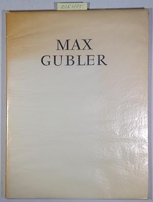 Bild des Verkufers fr Max Gubler - L'Art Suisse Contemporain zum Verkauf von Antiquariat Trger