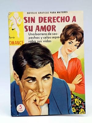 COLECCIÓN DAMITA, SERIE ROMANCE 68. SIN DERECHO A SU AMOR (Sin acreditar) Ferma, 1958