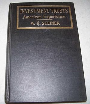 Seller image for Investment Trusts: American Experience for sale by Easy Chair Books