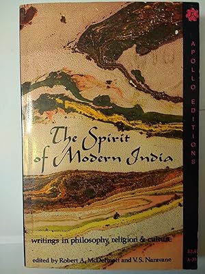 Bild des Verkufers fr The Spirit Of Modern India; : Writings In Philosophy, Religion & Culture zum Verkauf von Early Republic Books