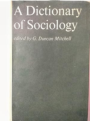 Seller image for Dictionary of Sociology for sale by Early Republic Books