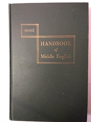 Image du vendeur pour Handbook of Middle English mis en vente par Early Republic Books