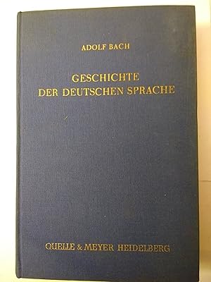 Seller image for Geschichte Der Deutschen Sprache for sale by Early Republic Books