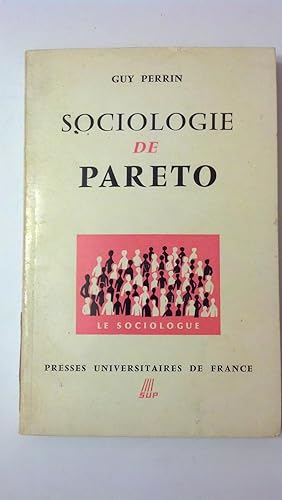 Imagen del vendedor de Sociologie De Pareto a la venta por Early Republic Books