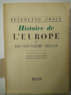 Imagen del vendedor de Histoire De L'Europe au Dix-Neuvieme Siecle a la venta por Early Republic Books