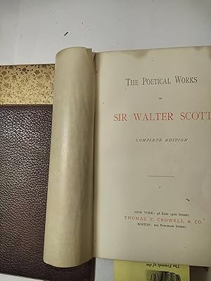 Seller image for The Poetical Works of Sir Walter Scott complete edition for sale by Early Republic Books