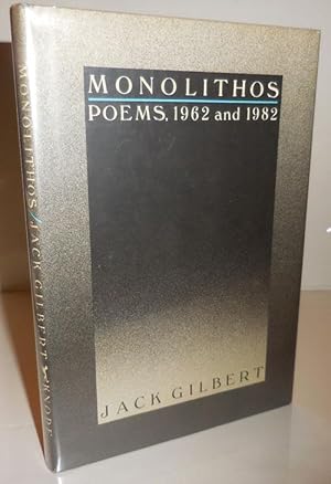 Seller image for Monolithos Poems 1962 and 1982 (Signed) for sale by Derringer Books, Member ABAA