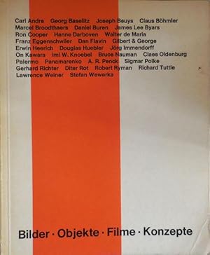 Seller image for Bilder - Objekte - Filme - Konzepte for sale by Derringer Books, Member ABAA