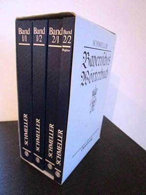 Bayerisches Wörterbuch. - Band 1/1. Band 1/2. Band 2/1. Band 2/2. - Sonderausgabe der von G. Karl...