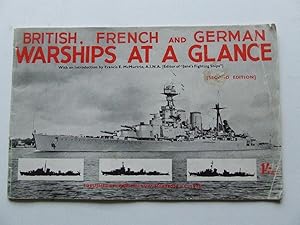 Seller image for British, French and German Warships at a Glance. 2nd edition. for sale by McLaren Books Ltd., ABA(associate), PBFA