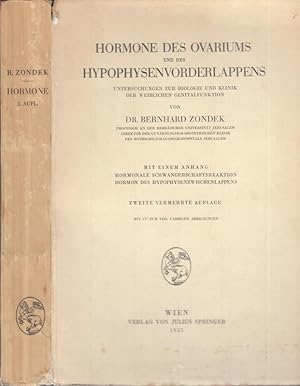 Seller image for Hormone des Ovariums und des Hypophysenvorderlappens. Untersuchungen zur Biologie und Klinik der weiblichen Genitalfunktion for sale by Antiquariat Carl Wegner