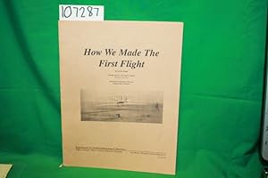 Image du vendeur pour How We Made the First Flight mis en vente par Princeton Antiques Bookshop