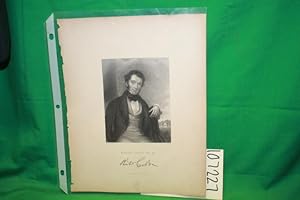 Seller image for Richard Cobden, esq: M. P. Etching: from Fisher's Drawing Room Scrap Book for sale by Princeton Antiques Bookshop