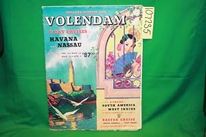 Seller image for Holland-America Line Voldendam: 9 Day Cruises to Havana & Nassau Fold-Out Brochure 48"x37". poster for sale by Princeton Antiques Bookshop