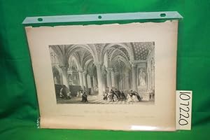 Seller image for Chapel of the Virgin Abbey Church St. Denis Etching: from Fisher's Drawing Room Scrap-Book: for sale by Princeton Antiques Bookshop