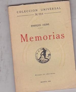 Imagen del vendedor de Memorias a la venta por LIBRERA GULLIVER