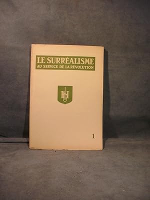 Imagen del vendedor de Le surralisme au service de la rvolution, numro 1 (juillet 1930) a la venta por A. Van Zaelen antiquariaat