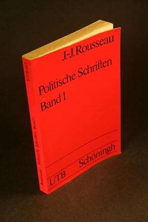 Image du vendeur pour Politische Schriften. Band 1 - UTB 667. bersetzung und Einfhrung Ludwig Schmidts mis en vente par Steven Wolfe Books