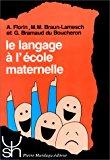 Seller image for Le Langage  L'cole Maternelle for sale by RECYCLIVRE