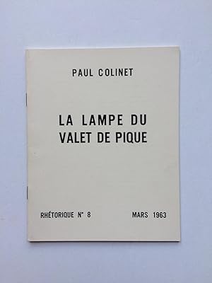 Seller image for La Lampe du Valet de Pique for sale by Pascal Coudert