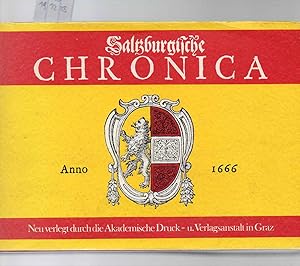 Saltzburgische Chronica 1666. Nachwort R.Wagner.
