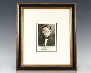 Charlie Chaplin Signed Photograph.