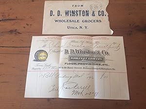 D. D. WINSTON & CO. WHOLESALE GROCERS AND DEALERS IN FLOUR, PROVISIONS, ETC.