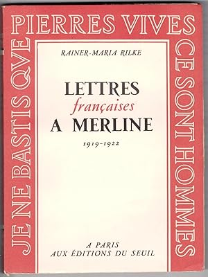 Lettres françaises à Merline 1919-1922.