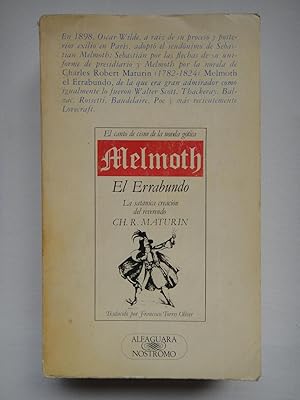 Imagen del vendedor de MELMOTH EL ERRABUNDO. ALFAGUARA 1976 a la venta por Grupo Letras