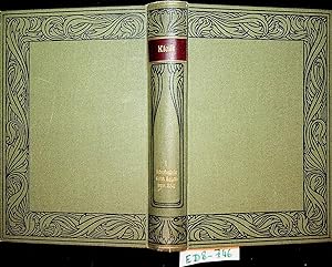 Bild des Verkufers fr H. v. Kleists Werke Kritisch durchgesehene und erluterte Ausgabe. 1. Band apart. (= Meyers Klassiker-Ausgaben) zum Verkauf von ANTIQUARIAT.WIEN Fine Books & Prints