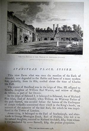 The Antiquities of England and Wales - STANSTEAD PLACE, SUSSEX