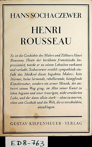 Henri Rousseau ; Novelle. (=Die Liebhaberbibliothek)