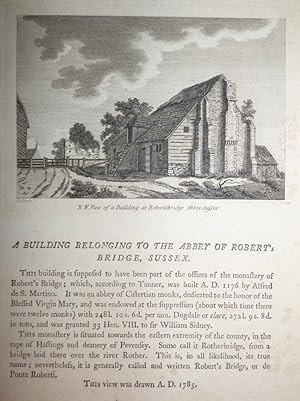 The Antiquities of England and Wales - A BUILDING BELONGING TO THE ABBEY OF ROBERT'S BRIDGE , SUSSEX