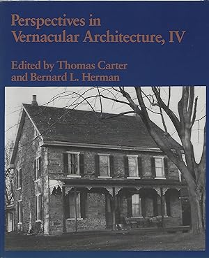 Seller image for PERSPECTIVES IN VERNACULAR ARCHITECTURE, IV for sale by Columbia Books, ABAA/ILAB, MWABA
