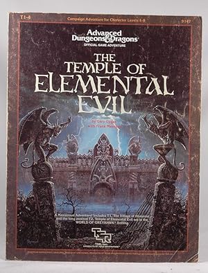 Imagen del vendedor de AD&D The Temple of Elemental Evil 1st Printing TSR lvl 1-8 a la venta por Chris Korczak, Bookseller, IOBA