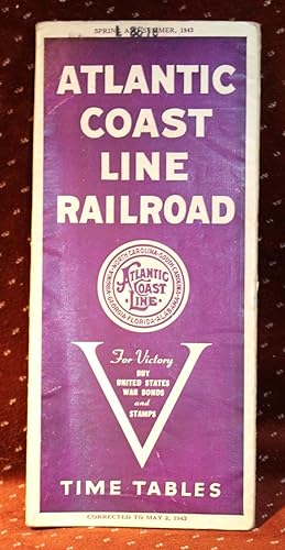 ATLANTIC COAST LINE RAILROAD TIME TABLES 1943