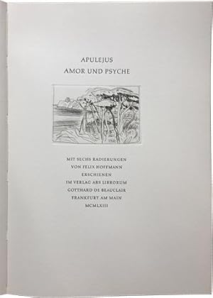 Seller image for Amor und Psyche. Mit sechs Radierungen von Felix Hoffmann. for sale by Versand-Antiquariat Rainer Richner