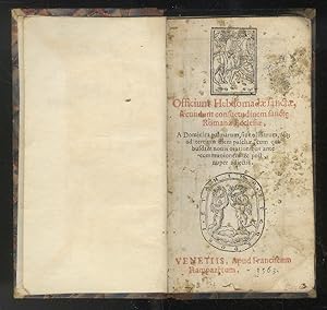 Officium hebdomadae sanctae, secundum consuetudinem Sancte Romanae Ecclesiae. A Dominica palmarum...